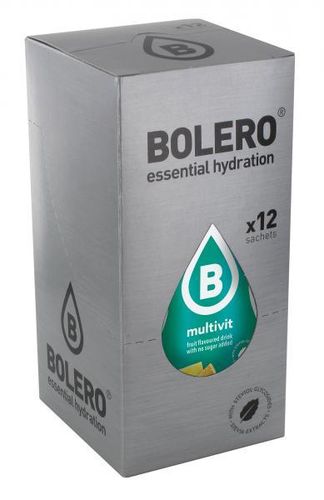 Bolero Diät-Getränk Multivitamin (Karton mit 12 x 9 g)