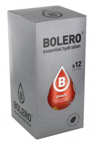 Bolero Diät-Getränk Pfirsich (Karton mit 12 x 9 g)