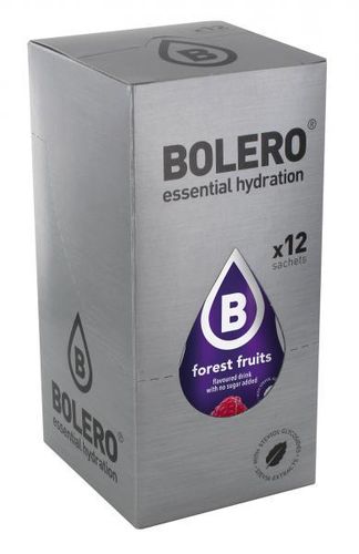 Bolero Diät-Getränk Waldfrüchte (Karton mit 12 x 9 g)