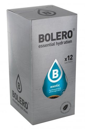Bolero Diät-Getränk Exotic (Karton mit 12 x 9 g)