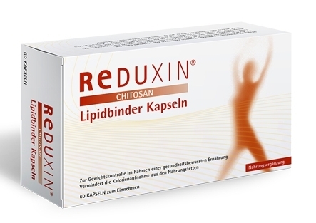REDUXIN - 60 Lipidbinder Kapseln mit CHITOSAN - MHD Ende 12/2022