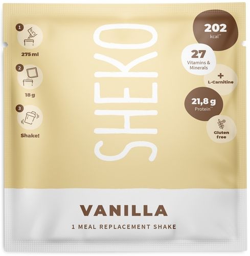 SHEKO Diät Shake - Einzelportionsbeutel Vanille