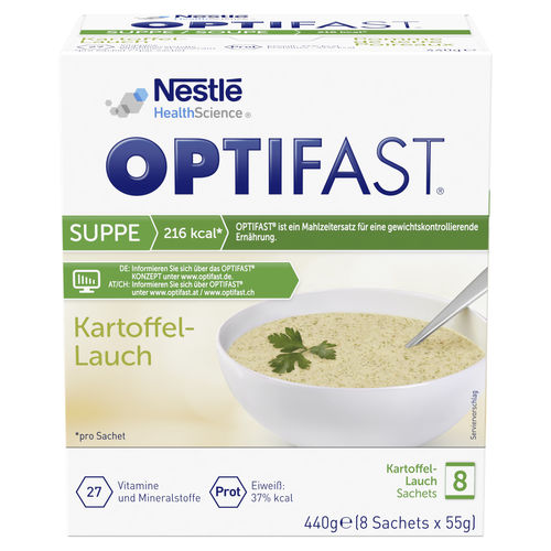 OPTIFAST Home  Kartoffel-Lauch Suppe - 8 Portionen